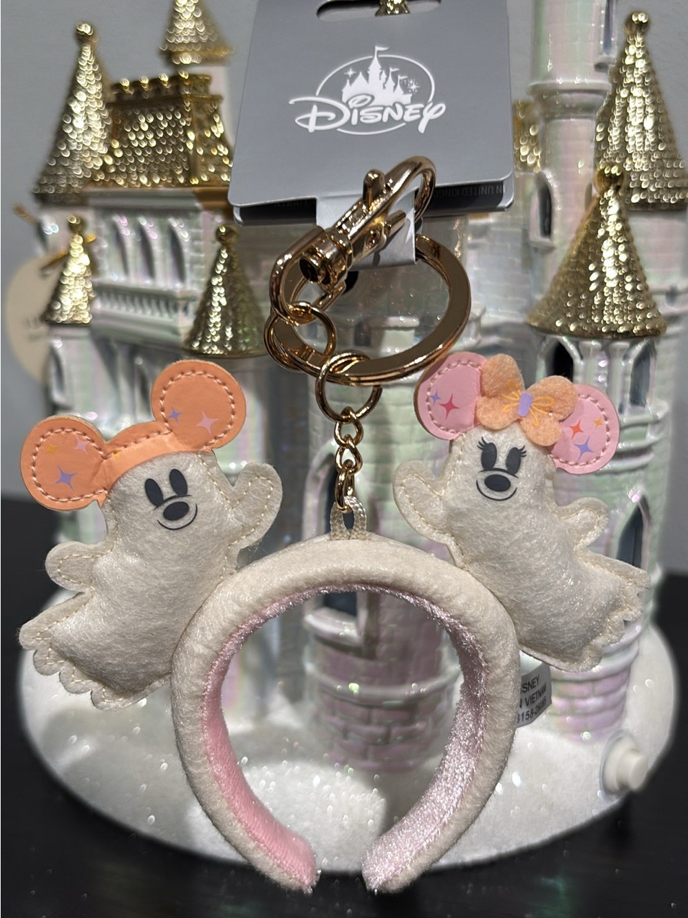 Disneyland Halloween Ghost Headband Keychain - 2026 Collection - NWT!!